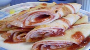 Блинчики с джемом