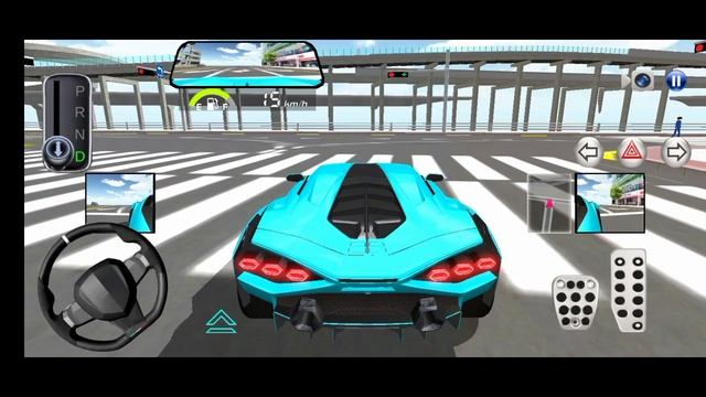 New Lamborghini Veneno car at car wash and gas station Fun driving driving class watch videos 2024