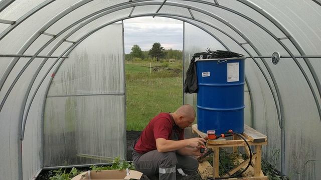 Капельный полив Жук в теплице смотреть онлайн