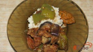 Мясо жаренное с овощами