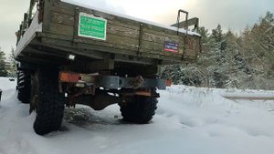 ГАЗ-66 с Д-240, холодный старт. 4 января