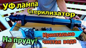 Стерилизатор PRIME / УФ Лампа от цветения воды в пруду! \ Делаем кристально чистую воду (июль 2020)