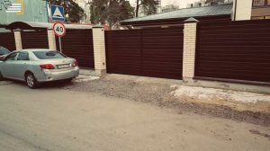 Объект: забор из сэндвич-Панелей