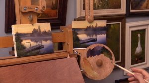 Дисковая палитра, работа прямым по фотографии, фрагмент. Техническое видео