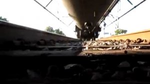 camera under a bnsf train.