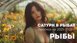 Рыбы: прогноз на 2025 - 2028. Сатурн в Рыбах