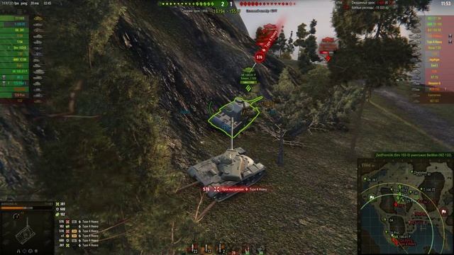 World of Tanks потная катка против пары япошек смотреть онлайн