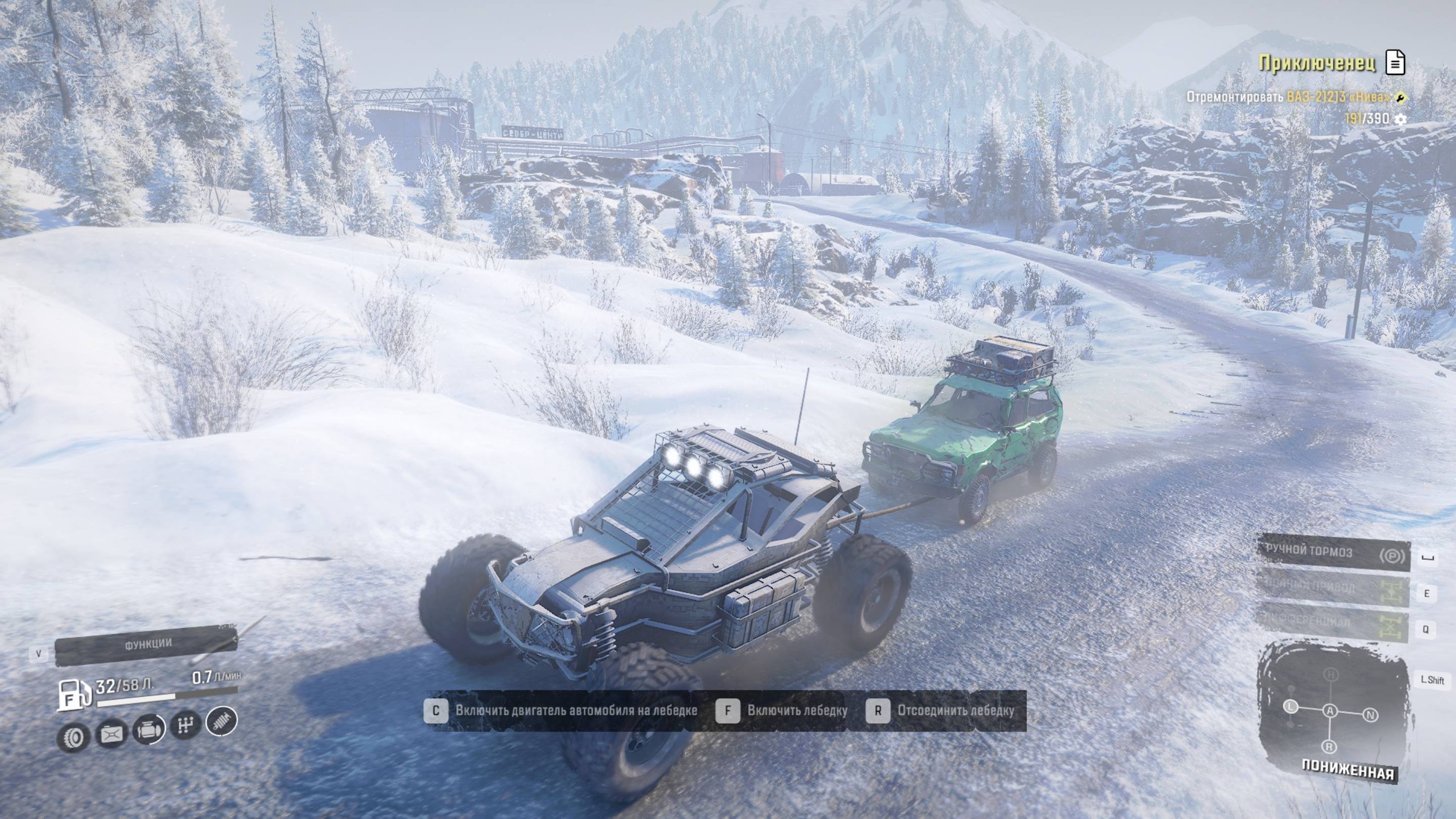 SnowRunner. Амур. Космодром. Поручение "Приключенец". смотреть онлайн