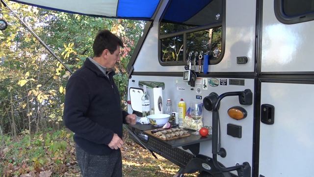 Brighton Rec Area Campground, Michigan. A-Frame Camper. Solo Camping. смотреть онлайн