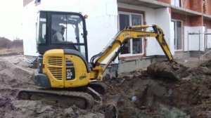 Аренда миниэкскаватора Калининград steh39.ru - копка ямы для септика в глине