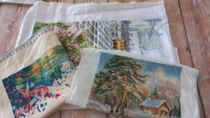 Вышивальная неделя 18-24 марта 25г. Мороз и солнце.Финиш./Лазурный берег/Аквариум/Нью-Йорк.