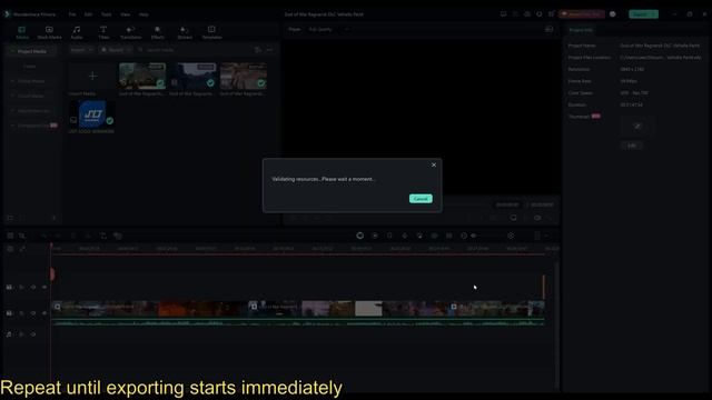 FIXED!! - Wondershare filmora 13 validating resources stuck смотреть онлайн
