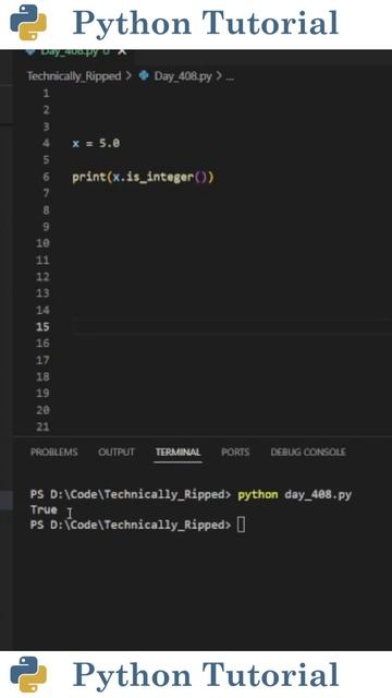 Determine Float Fractional Value In Python | Python Tutorial