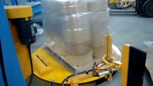 YK1800FZ Intelligent Remote Control Automatic Pallet Stretch Wrapper