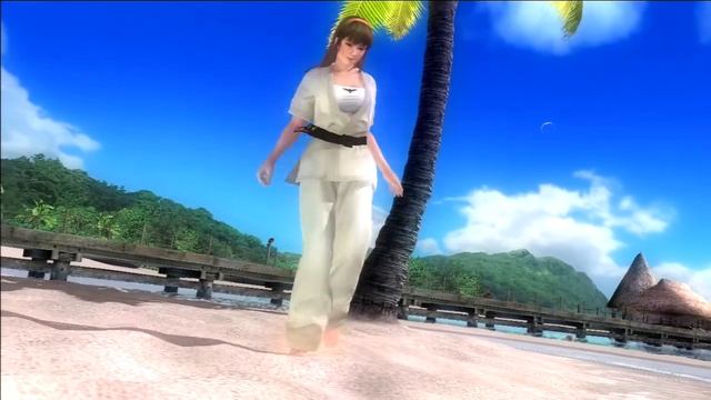 DOA5U Private Paradise Hitomi Karate Gi Slow Motion смотреть онлайн
