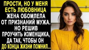 -Прости, но у меня есть любовница... Жениха обомлела от признаний мужа. Но решив проучить изменщика