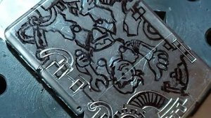 Пневмоштихель и ручной штихель - режем ТИТАН. Сравнение на практике