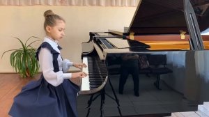 Елисеева Маргарита, 9 лет. Гайдн Дивертисмент ре мажор, Т. Шалгинова "Нить живого серебра"