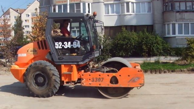 Как правильно подготовить площадку под автостоянку - работа виброкатка смотреть онлайн