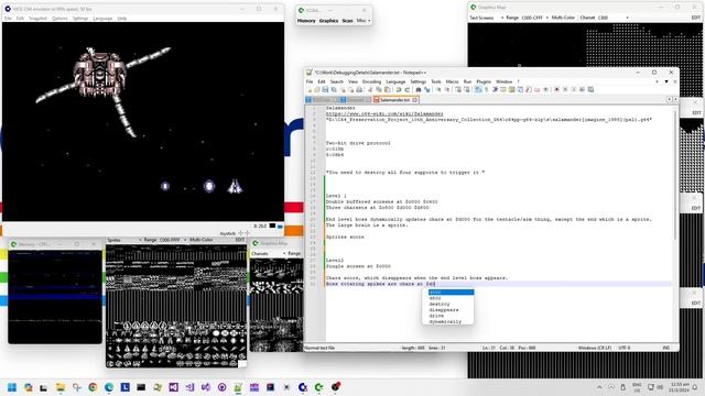 C64 Games memories - Salamander - Technical смотреть онлайн