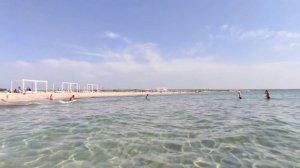 Оленевка 4K. Пляжи Оленевки. Популярная столовая. Оленевка в Крыму
