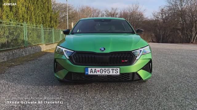 Skoda Octavia RS 2025 обзор