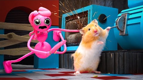 ХОМЯК УБЕГАЕТ ОТ МАМЫ ДЛИННЫЕ НОГИ! Poppy Playtime смотреть онлайн