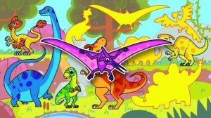 Dinosaurs for kids | Learn Dinosaur Names for Children | Trex Stegosaurus | Club Baboo