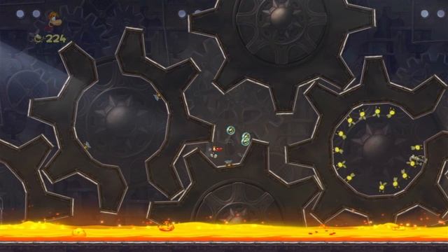 Rayman Origins. 58. Этап Mecha no mistake!