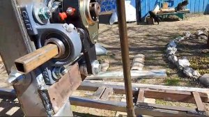 Подробная сборка ленточной пилорамы 27