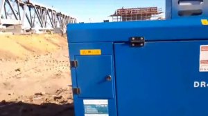 Как работает компрессор на строительстве моста