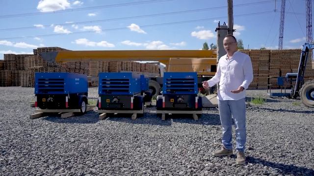Дизельный компрессор DenAir DACY-5/7