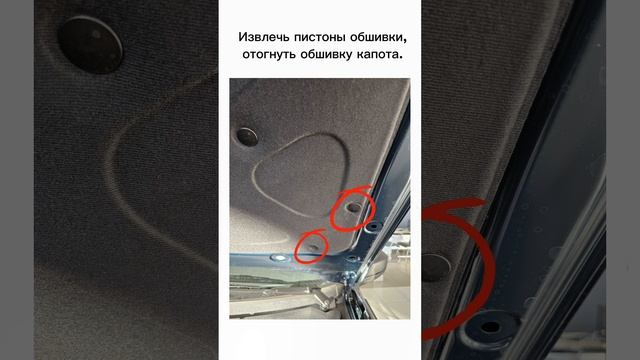 Инструкция по установке упоров капота (амортизаторов) для NIVA TRAVEL