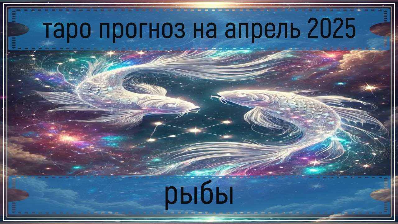 Таро прогноз на апрель 2025 года - рыбы.