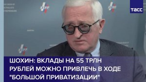 Шохин: вклады на 55 трлн рублей можно привлечь в ходе "большой приватизации"