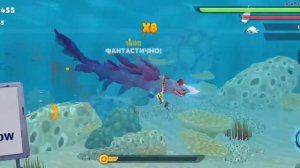 Hungry shark, голодная акула, иллюминит #hungryshark #games #hungryshark