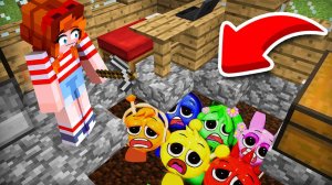 ВСЕ СПРУНКИ СПРЯТАЛИСЬ У МЕНЯ ПОД ДОМОМ в МАЙНКРАФТ