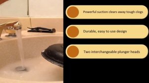 HOW TO USE DRAIN BUSTER POWERFUL MULTI DRAIN PLUNGER.