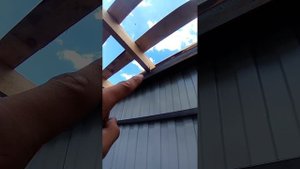 как сварить сарай из профиля сваими руками