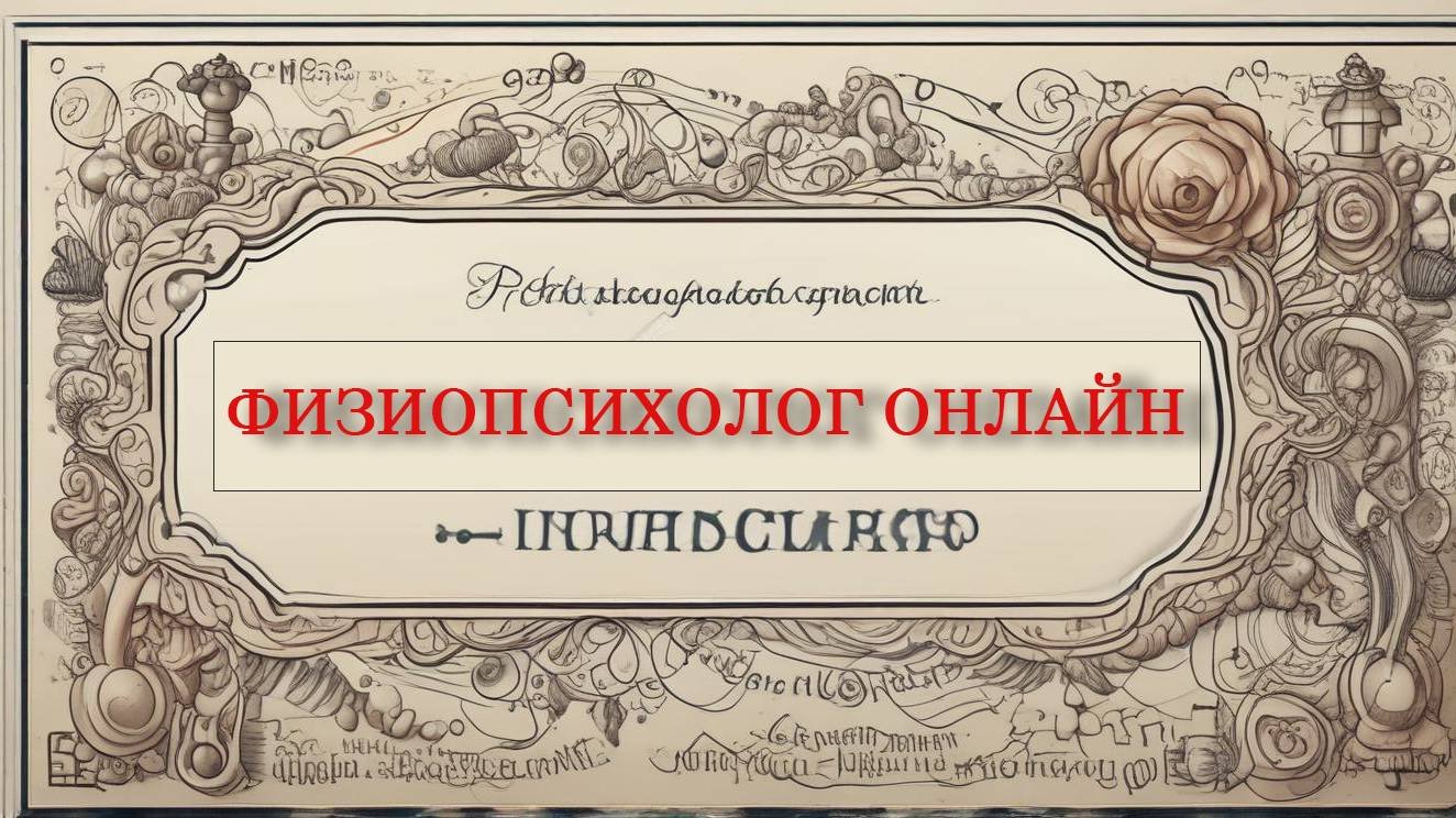 Психолог (физиопсихолог) онлайн