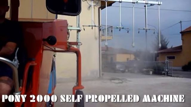 PONY self propelled fruit trees nursery Pépinière treatment herbicide смотреть онлайн