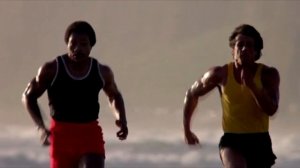 Тренировка Рокки с Аполло Кридом.   Рокки 3.  1982