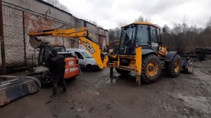 Как Андрюха Бобкэт  по базе толкал  [Спецтехника39]