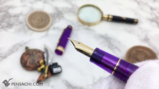 Overview of Sailor Pro Gear Classic Lavender - Velvet Purple Fountain Pen by Pensachi.com