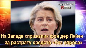 На Западе «прижали» фон дер Ляйен за растрату средств «без спроса»