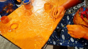 как рисовать пальчиковыми красками для малышей