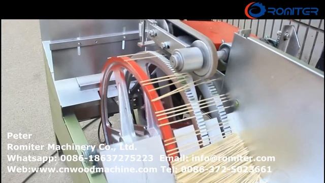 Автоматическая линия по производству бамбуковых шампуров для барбекю для клиента из Филиппин смотреть онлайн