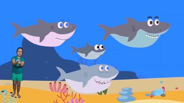 Акулёнок ту-ру-ру. Веселая песенка для детей.