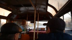 Автобус ПАЗ-672М (Р 540 АМ 22). Покатушки по Новоалтайску.