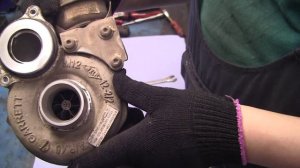 Volkswagen Transporter T5. Визуальная диагностика турбины.